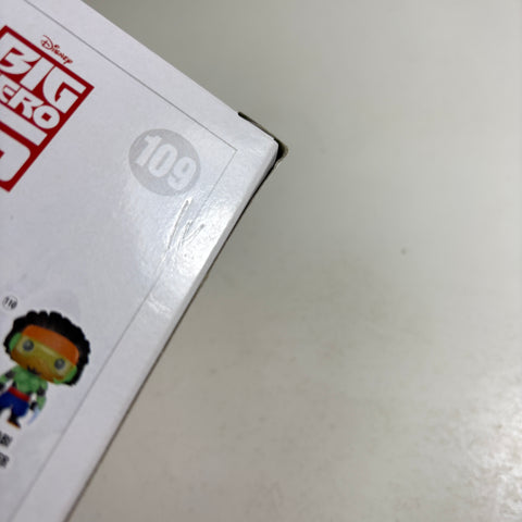 BOX FLAWS VIEW PHOTOS Hiro Hamada - Big Hero 6 Disney Funko Pop 109 Vinyl Figure (11.4 Cm L × 8.9 Cm W × 15.9 Cm H)