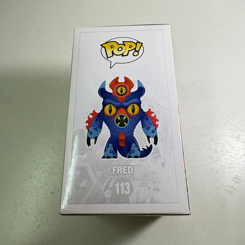 BOX FLAWS VIEW PHOTOS Fred - Big Hero 6 Disney Funko Pop 113 Vinyl Figure (11.4 Cm L × 8.9 Cm W × 15.9 Cm H)
