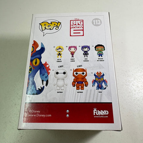 BOX FLAWS VIEW PHOTOS Fred - Big Hero 6 Disney Funko Pop 113 Vinyl Figure (11.4 Cm L × 8.9 Cm W × 15.9 Cm H)