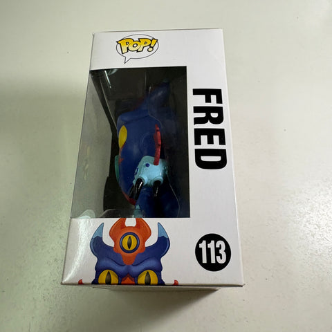 BOX FLAWS VIEW PHOTOS Fred - Big Hero 6 Disney Funko Pop 113 Vinyl Figure (11.4 Cm L × 8.9 Cm W × 15.9 Cm H)