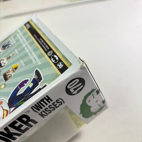 BOX DAMAGE VIEW PHOTOS The Joker (with Kisses) - DC Funko Pop 170 Vinyl Figure (11.4 Cm L × 8.9 Cm W × 15.9 Cm H)