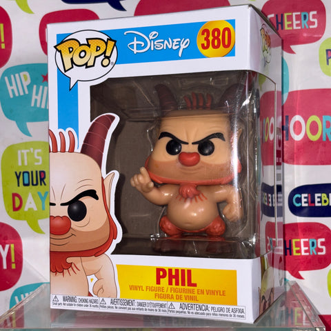 BOX DAMAGE VIEW PHOTOS Phil - Hercules Disney Funko Pop 380 Vinyl Figure (11.4 Cm L × 8.9 Cm W × 15.9 Cm H)