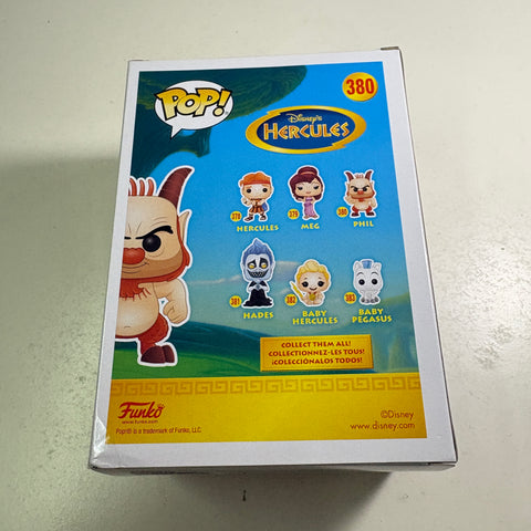 BOX DAMAGE VIEW PHOTOS Phil - Hercules Disney Funko Pop 380 Vinyl Figure (11.4 Cm L × 8.9 Cm W × 15.9 Cm H)