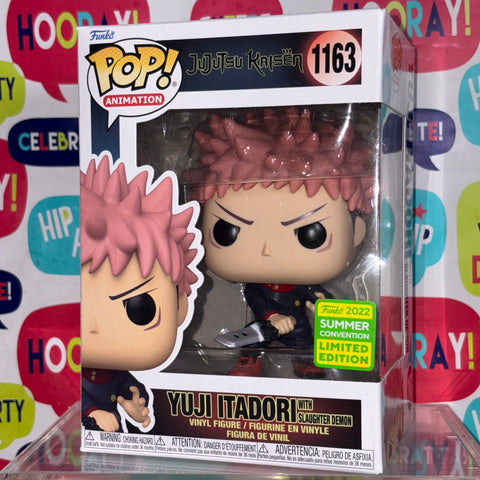 Jujutsu Kaisen - Yuji Itadori Funko Pop 1163 Summer Convention Exclusive Vinyl Figure