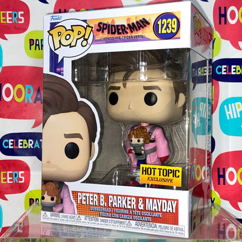 Spider-Man (Peter B. Parker & Mayday) - Across The Spider-Verse Marvel Funko Pop 1239 Hot Topic Exclusive