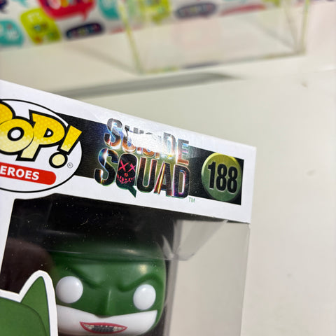 BOX FLAWS VIEW PHOTOS Batman Suicide Squad - DC Funko Pop 188 Vinyl Figure (11.4 Cm L × 8.9 Cm W × 15.9 Cm H)