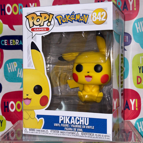 Pokemon - Pikachu (Sitting) Funko Pop 842 Vinyl Figure
