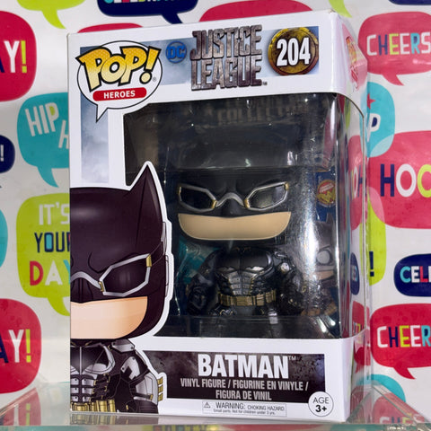 Batman Justice League - DC Funko Pop 204 Vinyl Figure (11.4 Cm L × 8.9 Cm W × 15.9 Cm H)