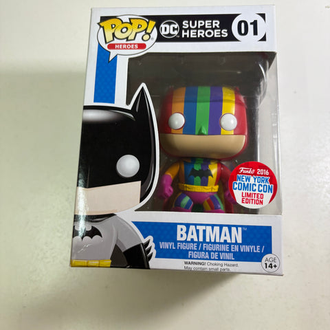 Batman Rainbow - DC Funko Pop 01 Vinyl Figure (11.4 Cm L × 8.9 Cm W × 15.9 Cm H)