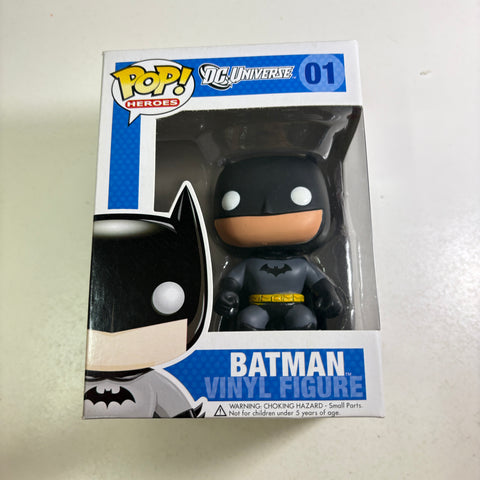 Batman - DC Funko Pop 01 Vinyl Figure (11.4 Cm L × 8.9 Cm W × 15.9 Cm H)