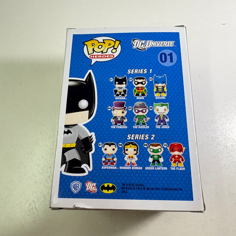 Batman - DC Funko Pop 01 Vinyl Figure (11.4 Cm L × 8.9 Cm W × 15.9 Cm H)