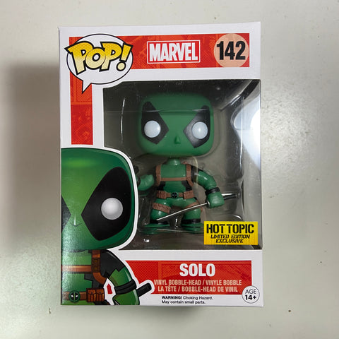 Deadpool (Solo) - Marvel Funko Pop 142 Hot Topic Exclusive