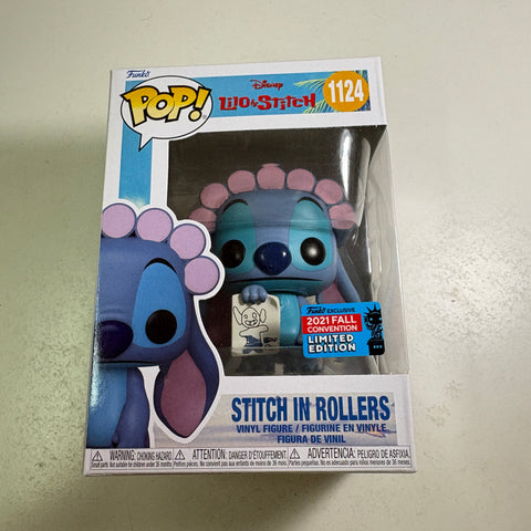 Stitch in Rollers - Lilo & Stitch Disney Funko Pop 1124 Vinyl Figure Exclusive (11.4 Cm L × 8.9 Cm W × 15.9 Cm H)