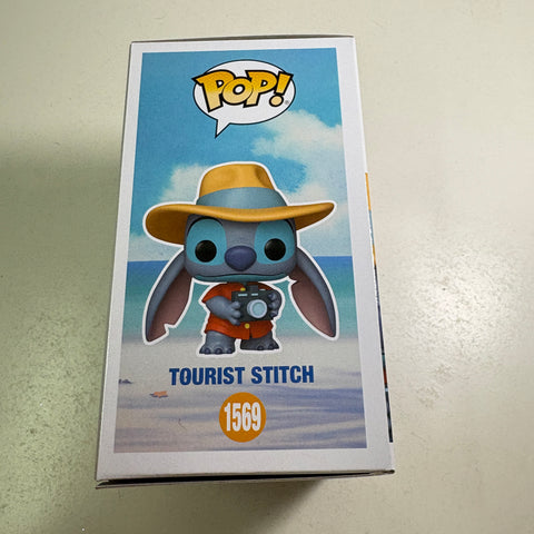 Touriest Stitch - Lilo & Stitch Disney Funko Pop 1569 Vinyl Figure Exclusive (11.4 Cm L × 8.9 Cm W × 15.9 Cm H)