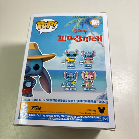 Touriest Stitch - Lilo & Stitch Disney Funko Pop 1569 Vinyl Figure Exclusive (11.4 Cm L × 8.9 Cm W × 15.9 Cm H)