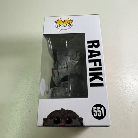 Rafiki FLOCKED - The Lion King Disney Funko Pop 551 Vinyl Figure Exclusive (11.4 Cm L × 8.9 Cm W × 15.9 Cm H)