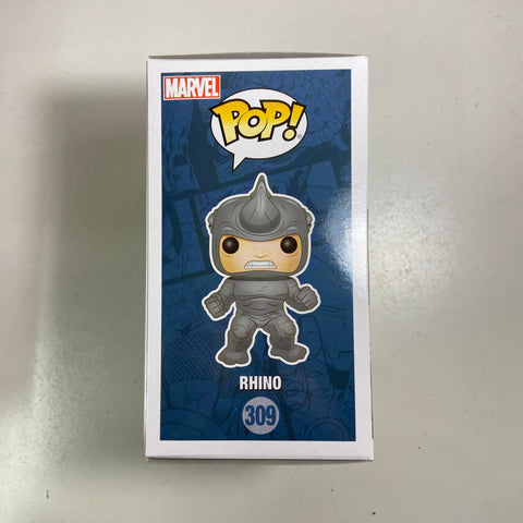 Rhino - Spider-Man Marvel Funko Pop 309 Marvel Collector's Corps