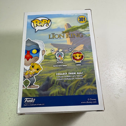 Rafiki FLOCKED - The Lion King Disney Funko Pop Vinyl Figure Entertainment Earth Exclusive (11.4 Cm L × 8.9 Cm W × 15.9 Cm H)