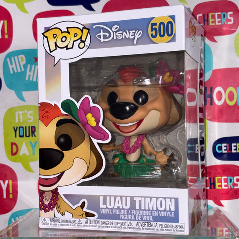 Timon Luau - The Lion King Disney Funko Pop 500 Vinyl Figure (11.4 Cm L × 8.9 Cm W × 15.9 Cm H)