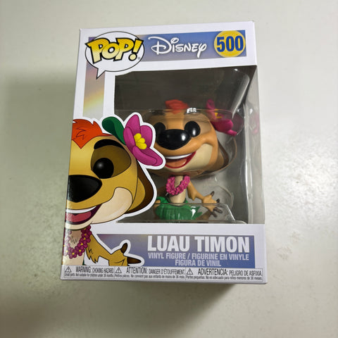Timon Luau - The Lion King Disney Funko Pop 500 Vinyl Figure (11.4 Cm L × 8.9 Cm W × 15.9 Cm H)