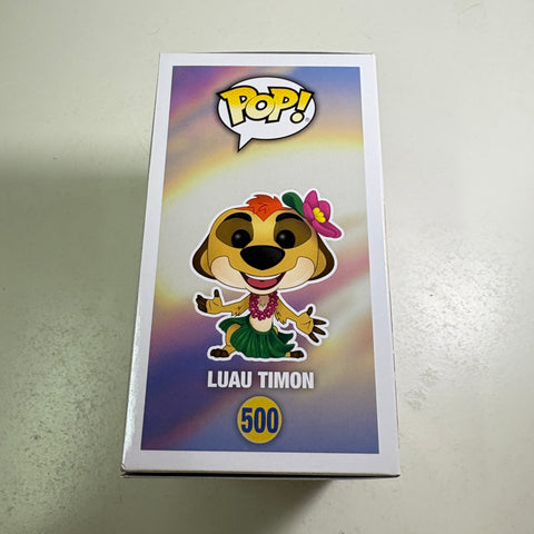 Timon Luau - The Lion King Disney Funko Pop 500 Vinyl Figure (11.4 Cm L × 8.9 Cm W × 15.9 Cm H)
