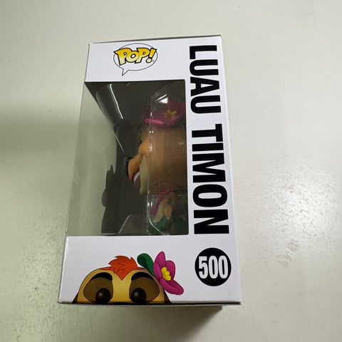 Timon Luau - The Lion King Disney Funko Pop 500 Vinyl Figure (11.4 Cm L × 8.9 Cm W × 15.9 Cm H)