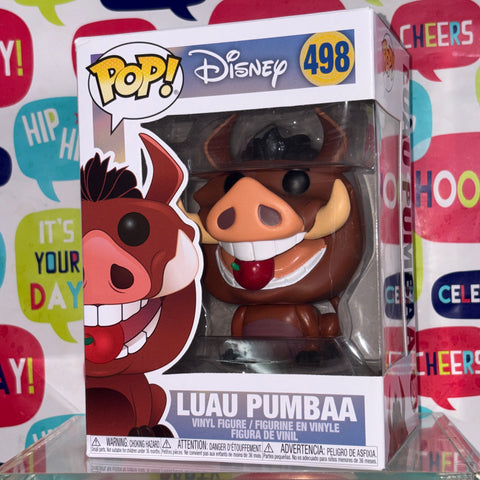 Pumbaa Luau - The Lion King Disney Funko Pop 498 Vinyl Figure (11.4 Cm L × 8.9 Cm W × 15.9 Cm H)
