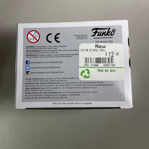 Doctor Octopus/Doc Ock - Spider-Man Marvel Funko Pop 150