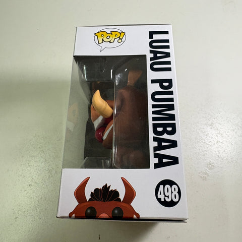 Pumbaa Luau - The Lion King Disney Funko Pop 498 Vinyl Figure (11.4 Cm L × 8.9 Cm W × 15.9 Cm H)