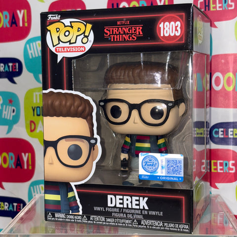 Stranger Things - Derek Funko Pop 1803 Exclusive Vinyl Figure