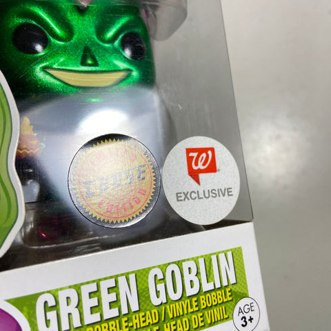 Green Goblin (Metallic Chase) - Spider Man Marvel Funko Pop 109 Walgreen's Exclusive