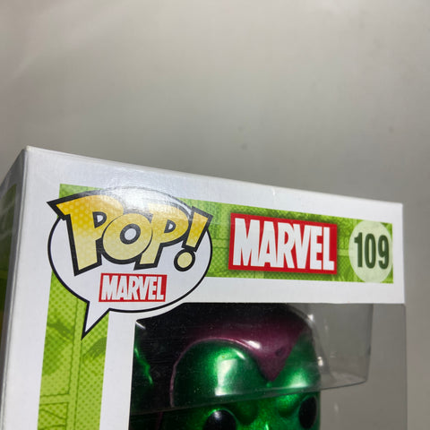 Green Goblin (Metallic Chase) - Spider Man Marvel Funko Pop 109 Walgreen's Exclusive