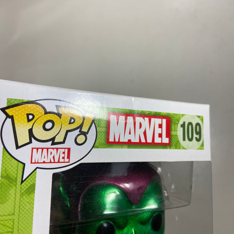 Green Goblin (Metallic Chase) - Spider Man Marvel Funko Pop 109 Walgreen's Exclusive
