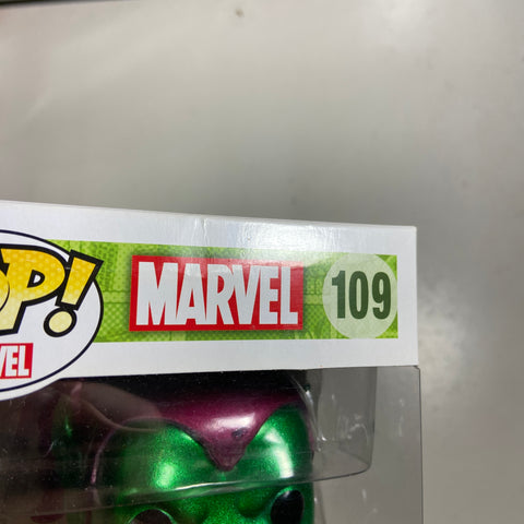 Green Goblin (Metallic Chase) - Spider Man Marvel Funko Pop 109 Walgreen's Exclusive