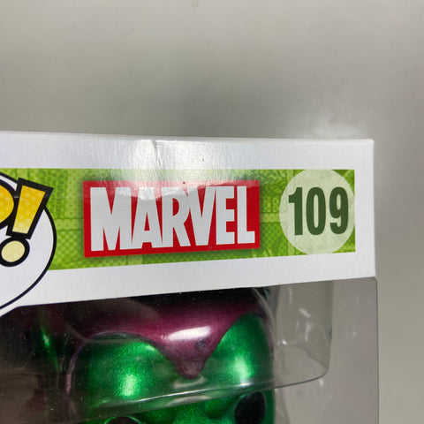 Green Goblin (Metallic Chase) - Spider Man Marvel Funko Pop 109 Walgreen's Exclusive