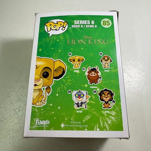 Simba FLOCKED - The Lion King Disney Funko Pop 85 Vinyl Figure (11.4 Cm L × 8.9 Cm W × 15.9 Cm H)