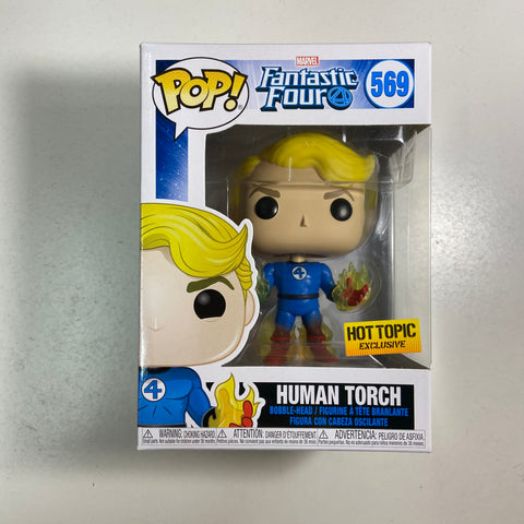 Human Torch Johnny Storm (Fantastic Four): Marvel Funko Pop 569
