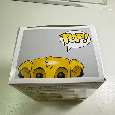 Simba FLOCKED - The Lion King Disney Funko Pop 85 Vinyl Figure (11.4 Cm L × 8.9 Cm W × 15.9 Cm H)