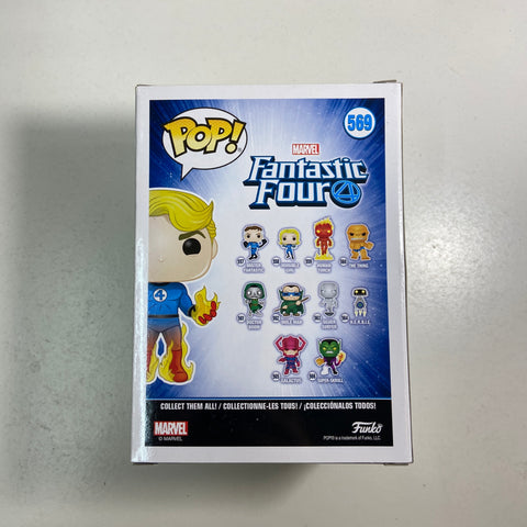 Human Torch Johnny Storm (Fantastic Four): Marvel Funko Pop 569