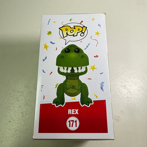 BOX FLAWS VIEW PHOTOS Rex - Toy Story Disney Funko Pop 171 Vinyl Figure (11.4 Cm L × 8.9 Cm W × 15.9 Cm H)