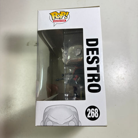 BOX FLAWS VIEW PHOTOS GI Joe - Destro Funko Pop 268 Fall Convention Exclusie