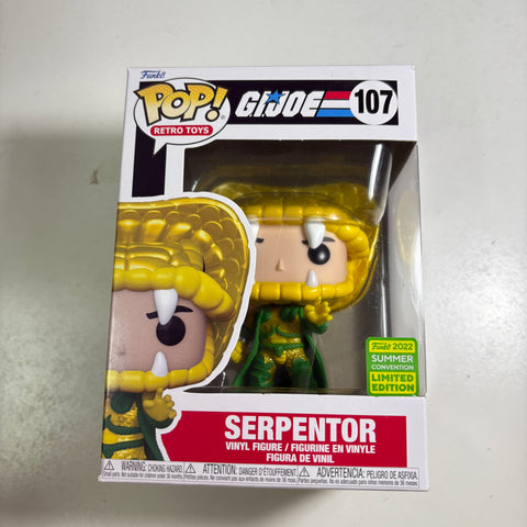 GI Joe - Serpentor Funko Pop 107 Summer Convention Exclusive Vinyl Figure