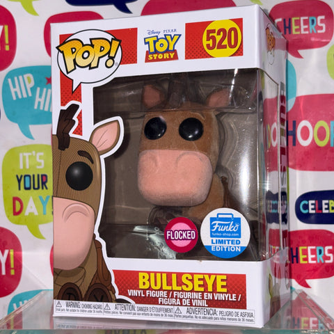 Bullseye FLOCKED - Toy Story Disney Funko Pop 520 Vinyl Figure (11.4 Cm L × 8.9 Cm W × 15.9 Cm H)