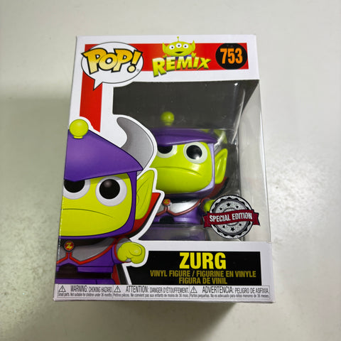 BOX FLAWS VIEW PHOTOS Zurg Alien - Toy Story Disney Funko Pop 753 Vinyl Figure Exclusive (11.4 Cm L × 8.9 Cm W × 15.9 Cm H)