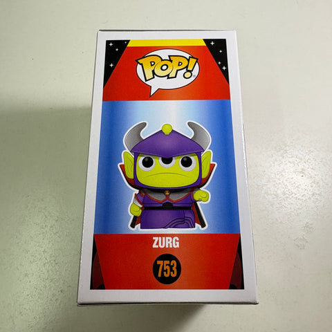 BOX FLAWS VIEW PHOTOS Zurg Alien - Toy Story Disney Funko Pop 753 Vinyl Figure Exclusive (11.4 Cm L × 8.9 Cm W × 15.9 Cm H)