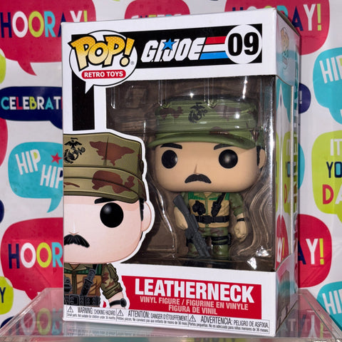 BOX FLAWS VIEW PHOTOS GI Joe - Leatherneck Funko Pop 09 Vinyl Figure