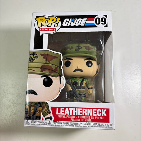 BOX FLAWS VIEW PHOTOS GI Joe - Leatherneck Funko Pop 09 Vinyl Figure
