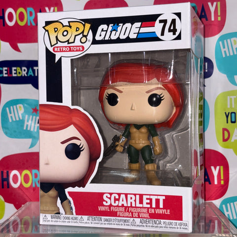 BOX FLAWS VIEW PHOTOS GI Joe - Scarlett Funko Pop 74 Vinyl Figure
