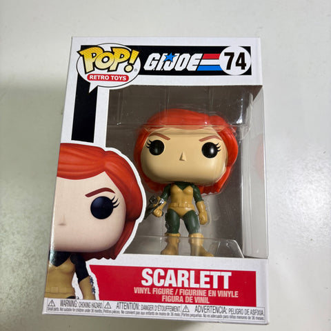 BOX FLAWS VIEW PHOTOS GI Joe - Scarlett Funko Pop 74 Vinyl Figure