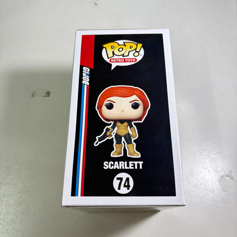 BOX FLAWS VIEW PHOTOS GI Joe - Scarlett Funko Pop 74 Vinyl Figure